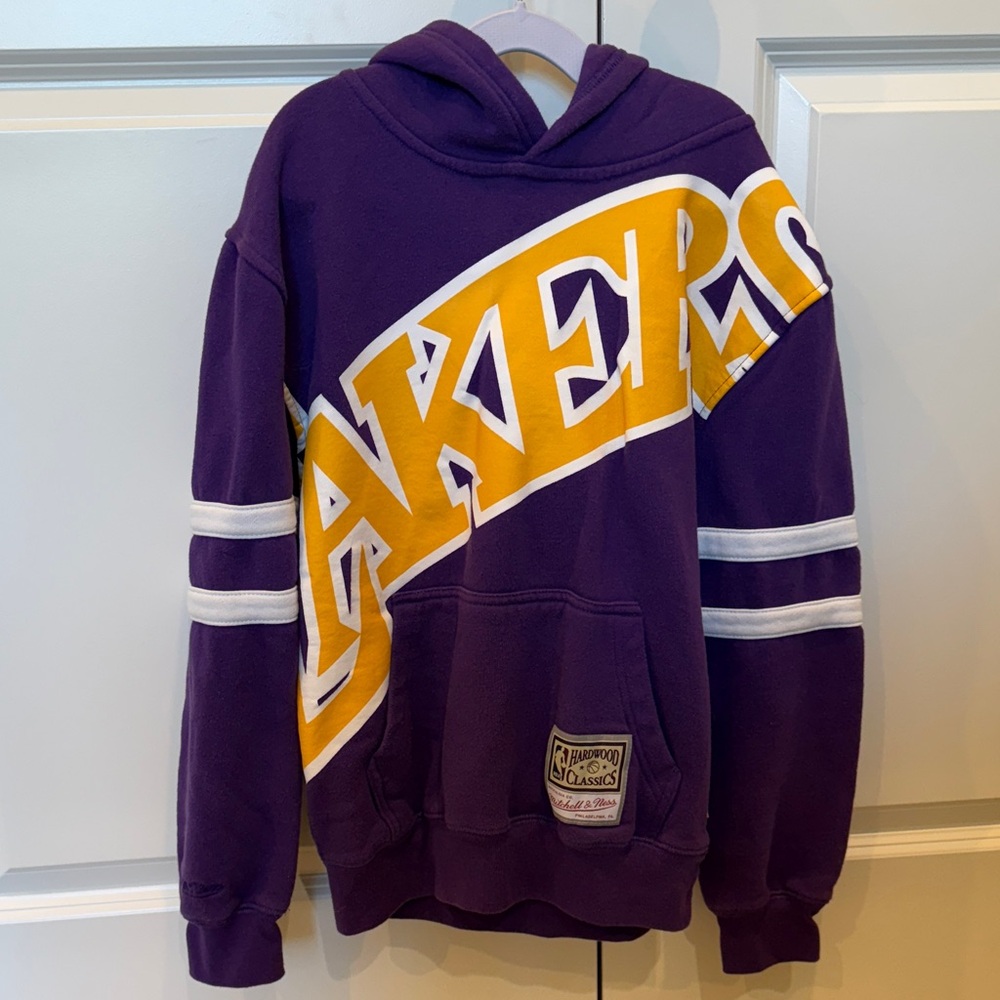 Mitchell & Ness Purple and Gold Lakers Hoodie